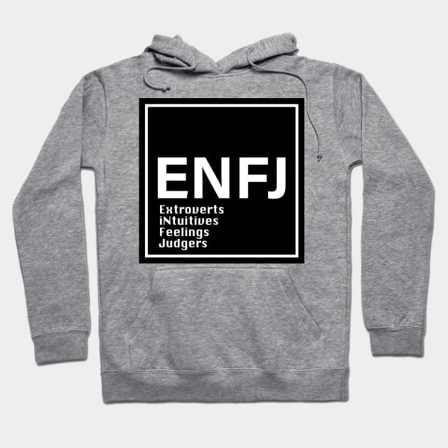 MBTI, ENFJ , 16 Personalities , black Hoodie by princessmi-com